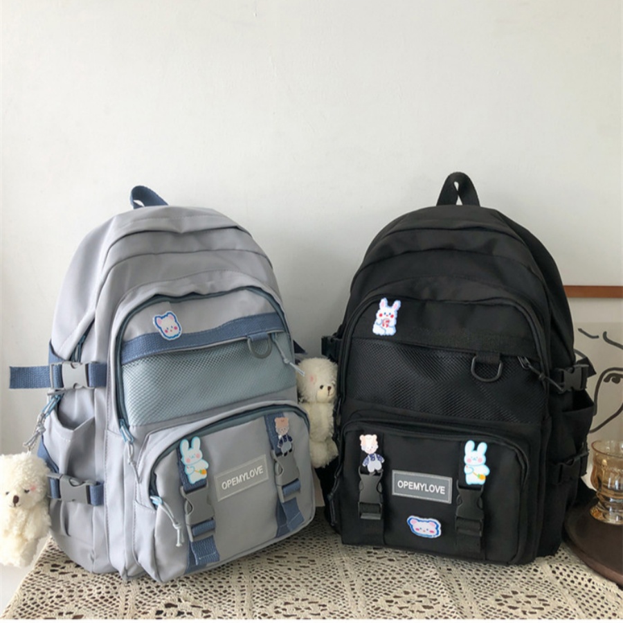 Multi-Functional Korean Style Backpack For Students And Travelers,Large Capacity School Backpack,Unisex,Tready Backpack,Bag For School,Bag School,School Bag,Portable,Laptop Compartment,Large Capacity,For Teen College Students,College,Middle School,High School,Outdoors,Travel,Outings,Elementary School,Office, Back To School Supplies