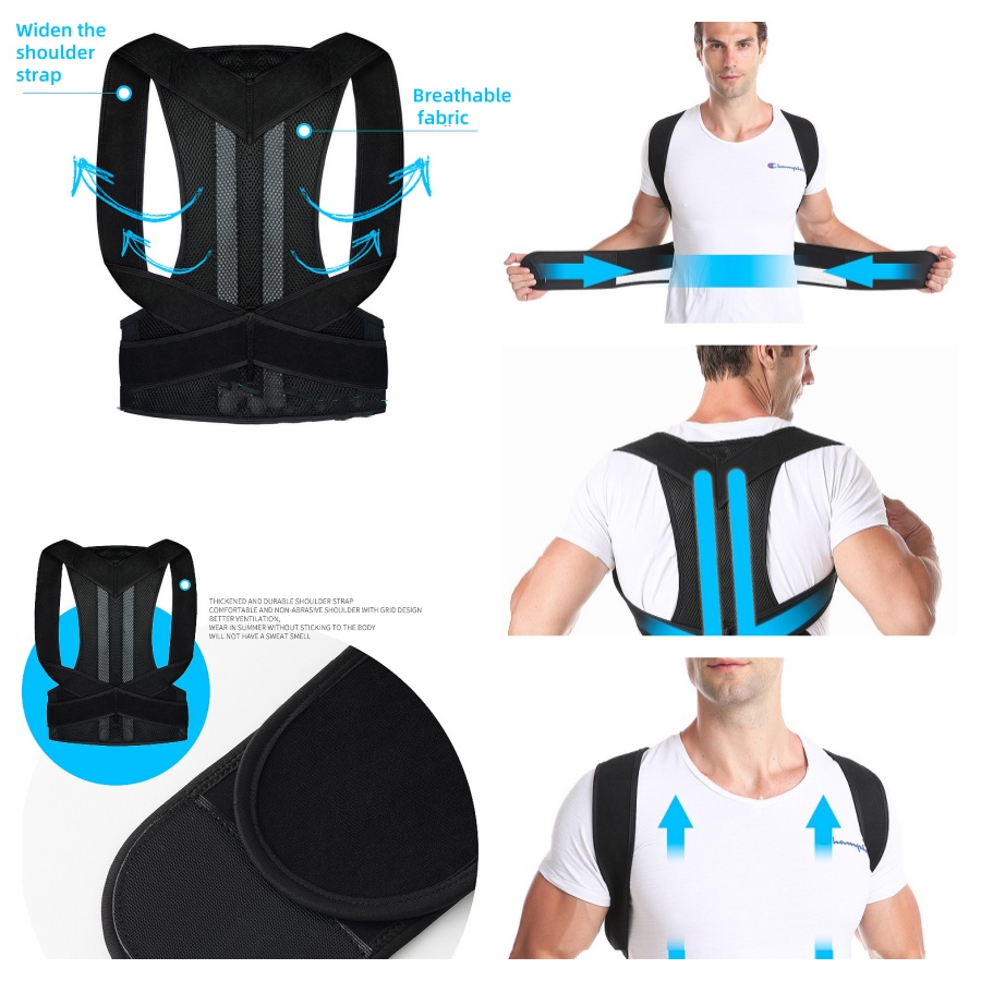 Back Brace Posture Corrector For Women And Men, Back Lumbar Support Shoulder Straightener, Adjustable Full Back Support, Posture Support For Improve Posture Provide Spine Corrector