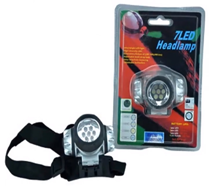 Headlights Multi-lamp beads 7LED portable lighting outdoor hiking sports cycling camping fishing mountaineering home headlights