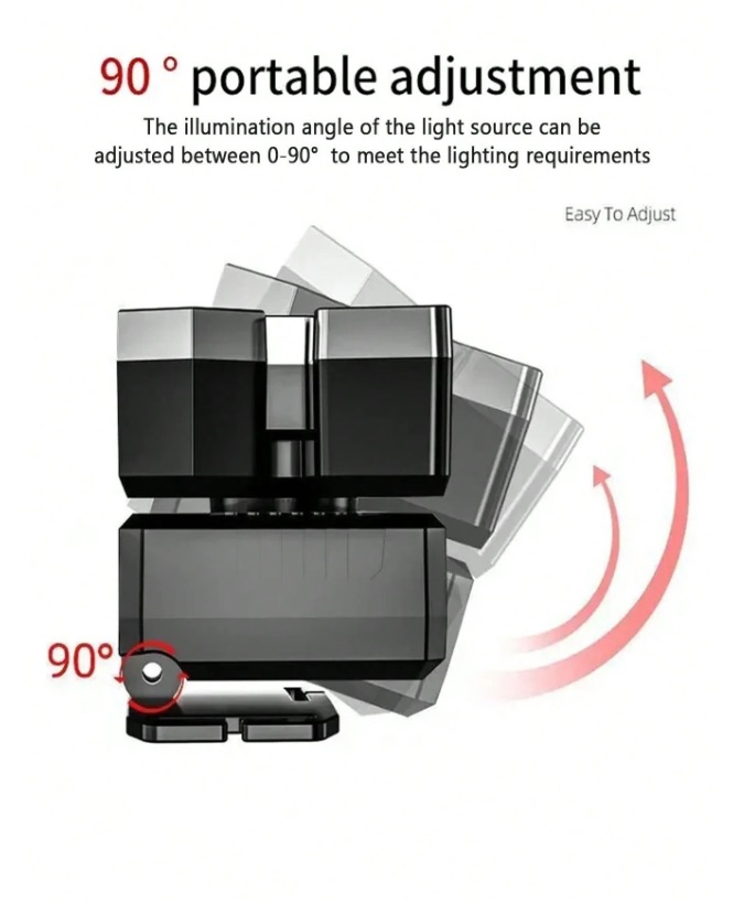 1PC 5 LED Headlamp Rechargeable Strong Light Headlight Camping Adventure Fishing Head Light Flashlight，1PC Waterproof Rechargeable Headlamp With 5 Ultra-Bright LED Lights, 4 Lighting Modes, Built-In 18650 Lithium Battery, Strong Light Flashlight For Fishing, Night Riding, Long-Range Ultra-Bright LED Mining Flashlight For Home Use, Adjustable Head Circumference, Very Suitable Camping, Hiking And Fishing