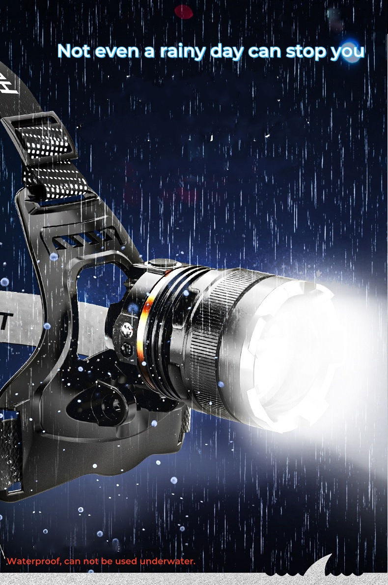 Strong head light long life induction LED outdoor fishing special charging super bright headlight wear waterproof headlight,Inductive headlights Outdoor riding lights USB charging night running lights LED strong head lights night fishing lights