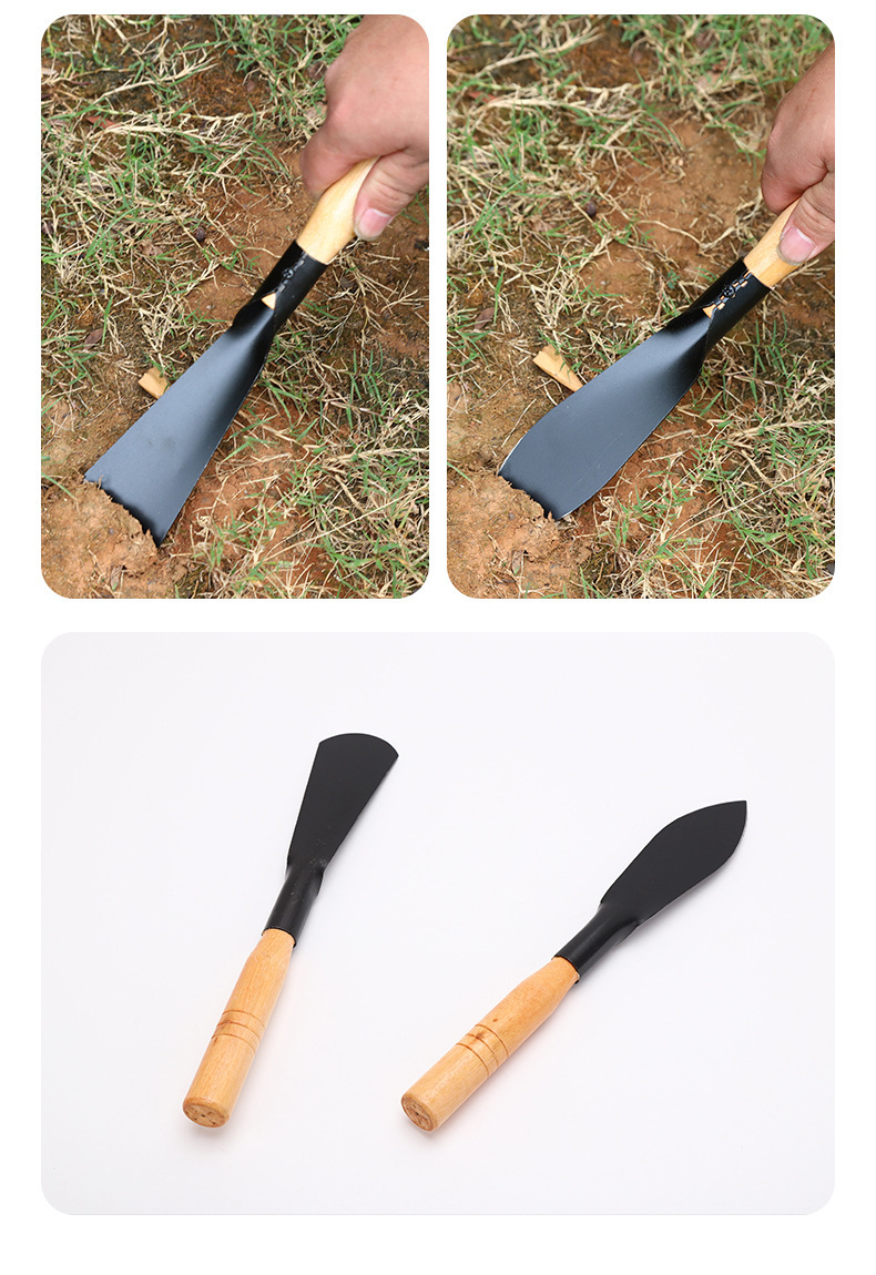 Gardening spatula digging wild vegetable spatula garlic flower growing tool for driving the sea tool