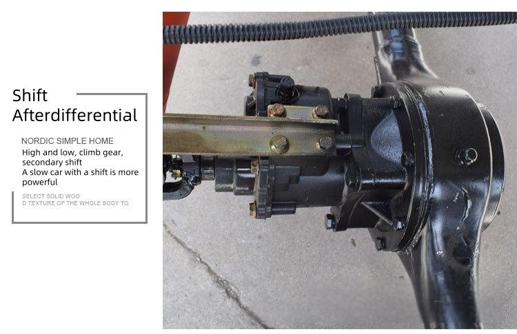 The new three-wheeled motorcycle fuel household agricultural cargo cargo area Shenshuileng export gasoline three-wheeled vehicle