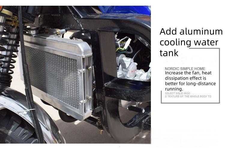 The new three-wheeled motorcycle fuel household agricultural cargo cargo area Shenshuileng export gasoline three-wheeled vehicle