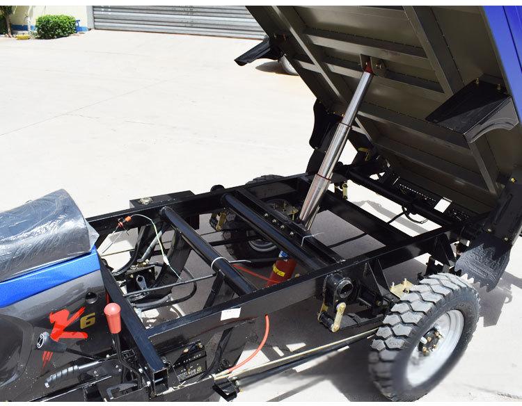 The new three-wheeled motorcycle fuel household agricultural cargo cargo area Shenshuileng export gasoline three-wheeled vehicle