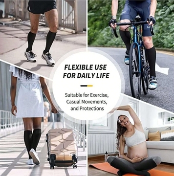 Compression SportsSocks Women Men Socks, Unisex Breathable High Tube Socks For Running, Cycling, Soccer, Hiking, Travel