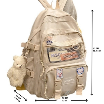 Multi-Functional Korean Style Backpack For Students And Travelers,Large Capacity School Backpack,Unisex,Tready Backpack,Bag For School,Bag School,School Bag,Portable,Laptop Compartment,Large Capacity,For Teen College Students,College,Middle School,High School,Outdoors,Travel,Outings,Elementary School,Office, Back To School Supplies