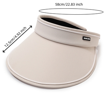 1pc Adjustable Women Multi-Color Mountaineering Outdoor Sun Hat Visor Cap, Spring/Summer Outdoor Sports Brimless Sun Hat UV Protection