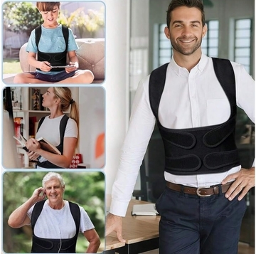 Back Brace Posture Corrector For Women And Men, Shoulder Straightener, Adjustable Full Back Support