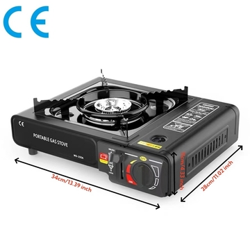 Camping Gas Stove With Butane &amp; Propane Compatibility, Portable Camping Stove For Outdoor Cooking，Portable Stove Camping BBQ Korean Kitchen Camp Butane Burner Stove
