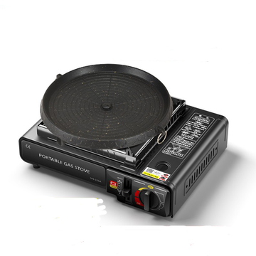 Camping Gas Stove With Butane &amp; Propane Compatibility, Portable Camping Stove For Outdoor Cooking，Portable Stove Camping BBQ Korean Kitchen Camp Butane Burner Stove