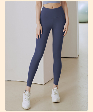High Elastic Seamless Sports Leggings, Tummy Control &amp; Butt-Lifting, Workout Leggings, Yoga Gym Outfits， Yoga Leggings Basic High Waist V-Waist Yoga Gym Tight-Fitting Pants