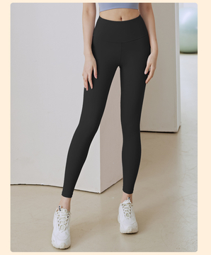 High Elastic Seamless Sports Leggings, Tummy Control &amp; Butt-Lifting, Workout Leggings, Yoga Gym Outfits， Yoga Leggings Basic High Waist V-Waist Yoga Gym Tight-Fitting Pants