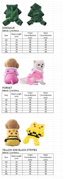 Autumn/Winter Clothes, Small Dog Floral Dinosaur Costume,Pet Jumpsuit, Winter Warm Flush Clothes Teddy Small Dog Puppy Bichon Pomeranian Kitten Autumn And Winter Clothes