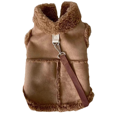 Autumn/Winter Dog small dog warm everything suede towed vest cat jacket Teddy pet dog clothes