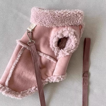 Autumn/Winter Dog small dog warm everything suede towed vest cat jacket Teddy pet dog clothes