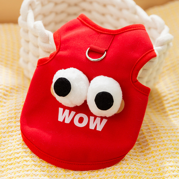 New autumn and winter Korean version of dog cute cartoon small and medium-sized dog bear hoodie cat Teddy pet dog clothes
