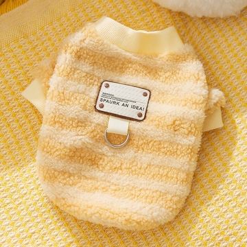 New autumn and winter Korean version of dog cute cartoon small and medium-sized dog bear hoodie cat Teddy pet dog clothes
