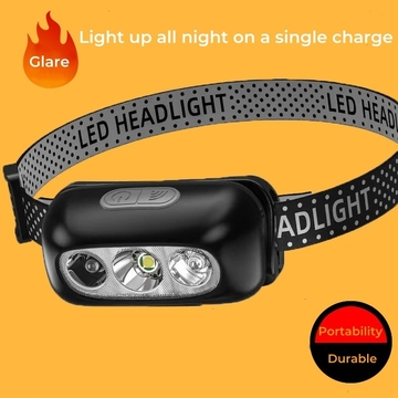 Strong head light long life induction LED outdoor fishing special charging super bright headlight wear waterproof headlight,Inductive headlights Outdoor riding lights USB charging night running lights LED strong head lights night fishing lights