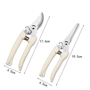 1pc Upgraded Stainless Steel Gardening Pruning Shears, Flower &amp; Tree Pruner, Fruit Picking Tool,Stainless Steel Garden Flower Scissors Pruning Fruit Branches Pruning Flowers Pruning Branch Scissors Potted Household Scissors For Cutting Flowers